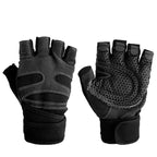 XL Size Aolikes Weight Lifting Gloves Gym Bodybuilding Fitness Workout Cycling Crossfit - One Pair Red