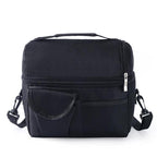 Insulated Lunch Bag Box Tote Cooler For Women Men Hot Cold Food Thermal - Red