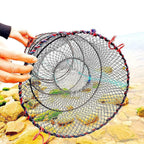 2PCS Shrimp Crab Lobster Fishing Net Fish Trap Cage for Carp Crucian Breeding