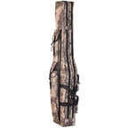 130cm Big Belly Fishing Tackle Bag Rod Storage Carry Case Outdoor Fishing Bag - Deep blue camouflage