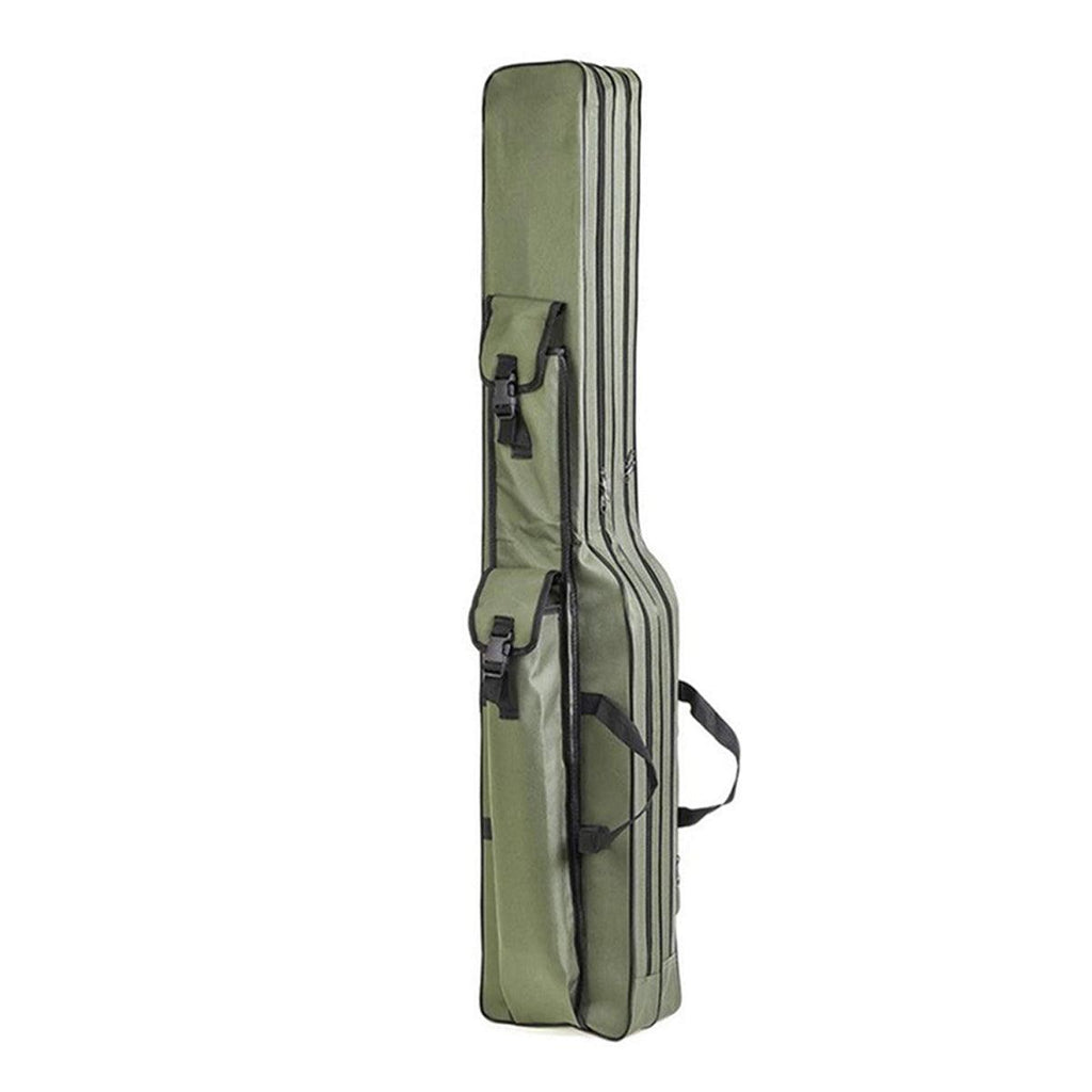 130cm Big Belly Fishing Tackle Bag Rod Storage Carry Case Outdoor Fishing Bag - Green