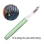 Mini Pen Fishing Rod Pocket Size Portable Telescopic Travel Fishing Pole Tool - Silver