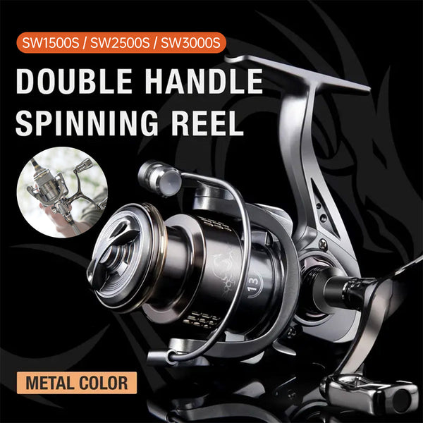 Double Handle Fishing Reel High-Speed Spinning Reel - SW1500S