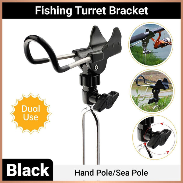 Fishing Rod Bracket Setter Pole Stand Hook Holder Rack