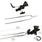 Fishing Rod Bracket Setter Pole Stand Hook Holder Rack Tip-Up Ground Fishing Rod
