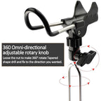 Fishing Rod Bracket Setter Pole Stand Hook Holder Rack Tip-Up Ground Fishing Rod