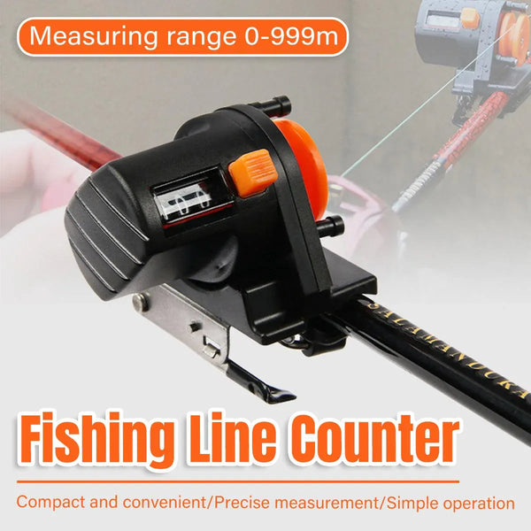 Fishing Rod Line Meters Gear Tools Portable Fishing Accessories