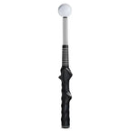 Golf Swing Training Aid Telescopic Impact Sound Stick Exercise Tool for Practice - Black