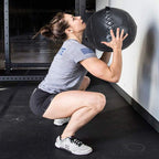 Non-Elastic Soft Squat Wall Ball for Solid Gravity and Balance Training Workouts - 4kg