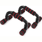 H Shaped Push Up Bars Home Fitness Equipment for Chest Arm Shoulder Training - Orange