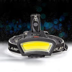 100000Lm USB Rechargeable COB+LED Headlamp Torch for Work
