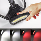 100000Lm USB Rechargeable COB+LED Headlamp Torch for Work