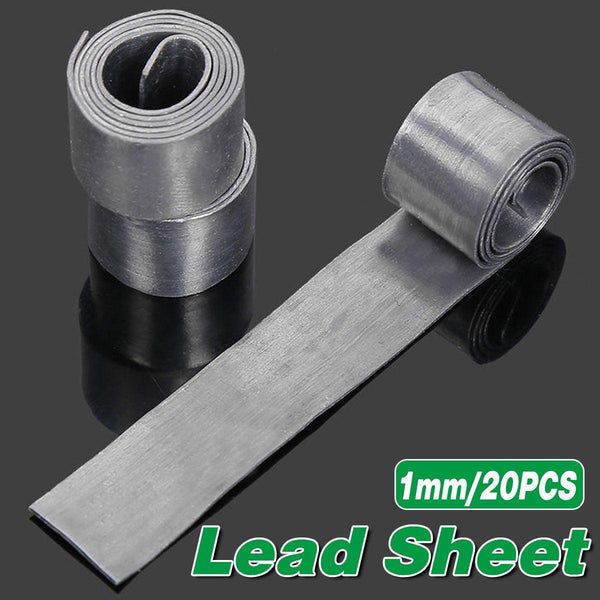 20X Drop Shot Weights Lead Sheet Strip Fishing Supplies