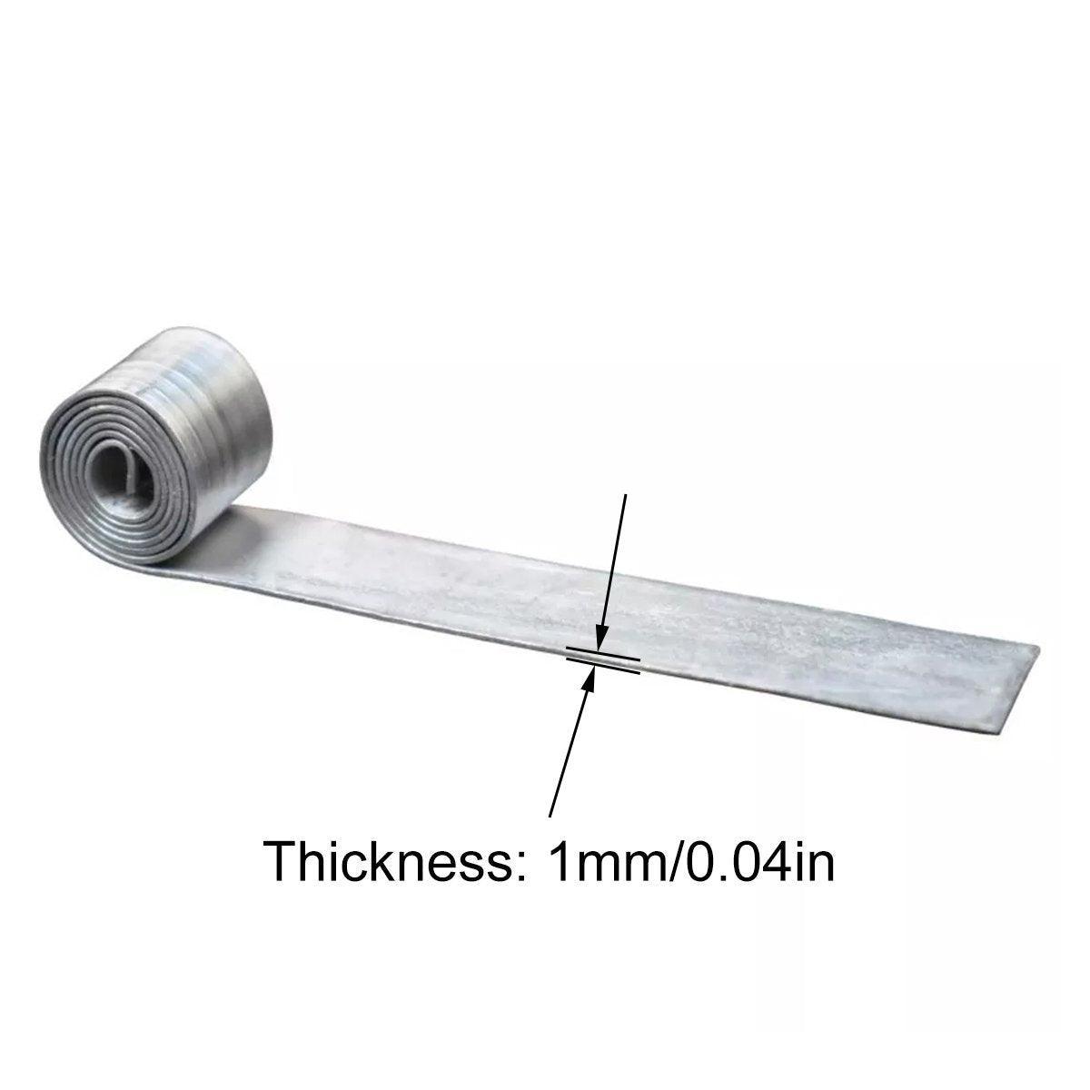 20X Drop Shot Weights Lead Sheet Strip Fishing Supplies Lead Sinker LeadSheeting