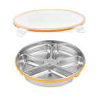 Multi Compartment Lunch Box with Lid Five Compartments Food Storage Fruit Plate