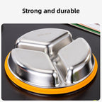 Multi Compartment Lunch Box with Lid Five Compartments Food Storage Fruit Plate