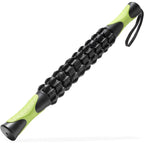 Muscle Roller Stick Full Body Fitness Massage Tool for Home and Gym Use - Green