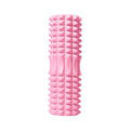 High Density EVA Foam Roller Yoga Massage Stick for Fitness - Crescent Style Pink-33cm
