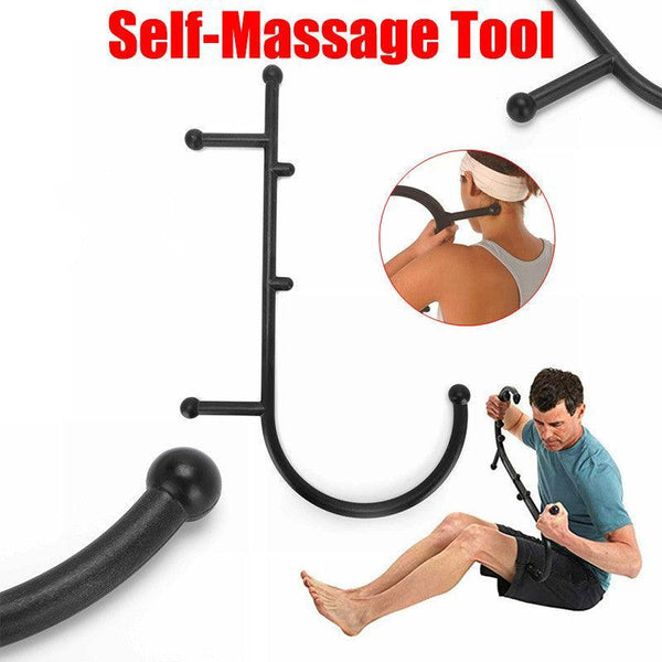 S Shaped Self Massage Tool with Trigger Point Handles