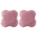2pcs Thick Yoga Kneeling Mat Knee Cushion for Elbow Support Gym Workout Pad - Pink