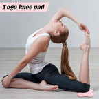 2pcs Thick Yoga Kneeling Mat Knee Cushion for Elbow Support Gym Workout Pad - Pink
