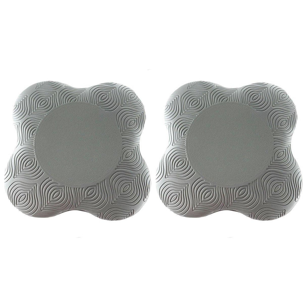 2pcs Thick Yoga Kneeling Mat Knee Cushion for Elbow Support Gym Workout Pad - Purple