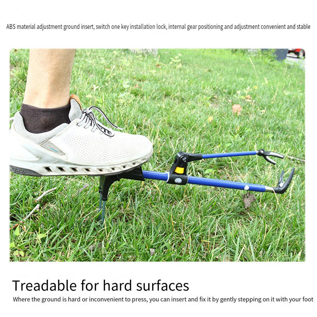 Bracket Fishing Rod Holder Multi Functional Rod Stand for Fishing and Outdoors - Black-240cm