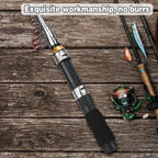 Portable Mini Fishing Rod Fishing Gear Compact Travel Rods for Outdoor Sports - 235cm