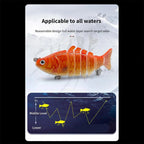 5PCS Faux Lure Set Fish Hard Fake Bait Fishing Lures Artificial Bait Tackle Gear