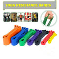 Heavy Duty Resistance Yoga Band Loop Exercise Fitness Workout Band Gym Band - Green 50-125 lbs (45mm*2080mm)