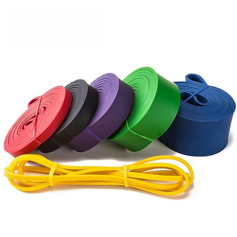 Heavy Duty Resistance Yoga Band Loop Exercise Fitness Workout Band Gym Band - Orange 170-230 lbs (83mm*2080mm)