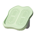 Portable Folding Stretch Board Fitness Pedal Slant Calf Ligament Trainer Tool - Green