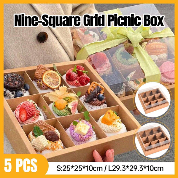 Kraft Paper Food Container for Bento Picnic Meals