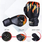 Boxing Sparring Training Gloves MMA Kickboxing Punching Gloves for Practice Sessions - Black
