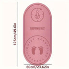 Jump Rope Mat Soundproof Shock Absorbing Mat for Indoor Fitness Yoga Floor Use - Pink