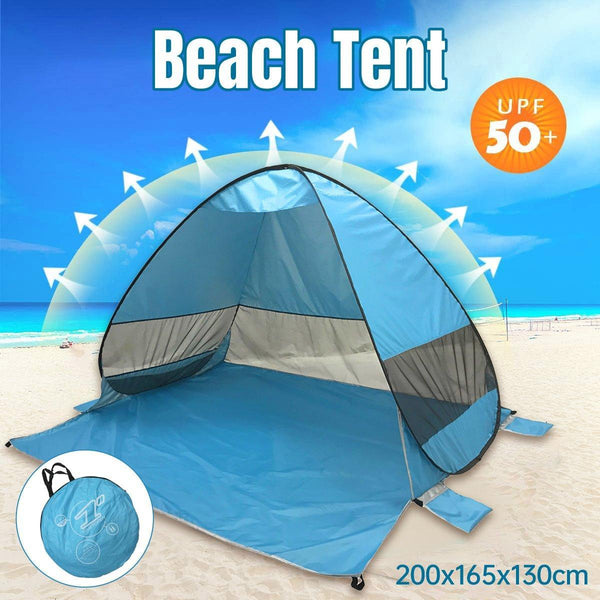 Automatic Pop Up Beach Tent with UV Protection Sunshade