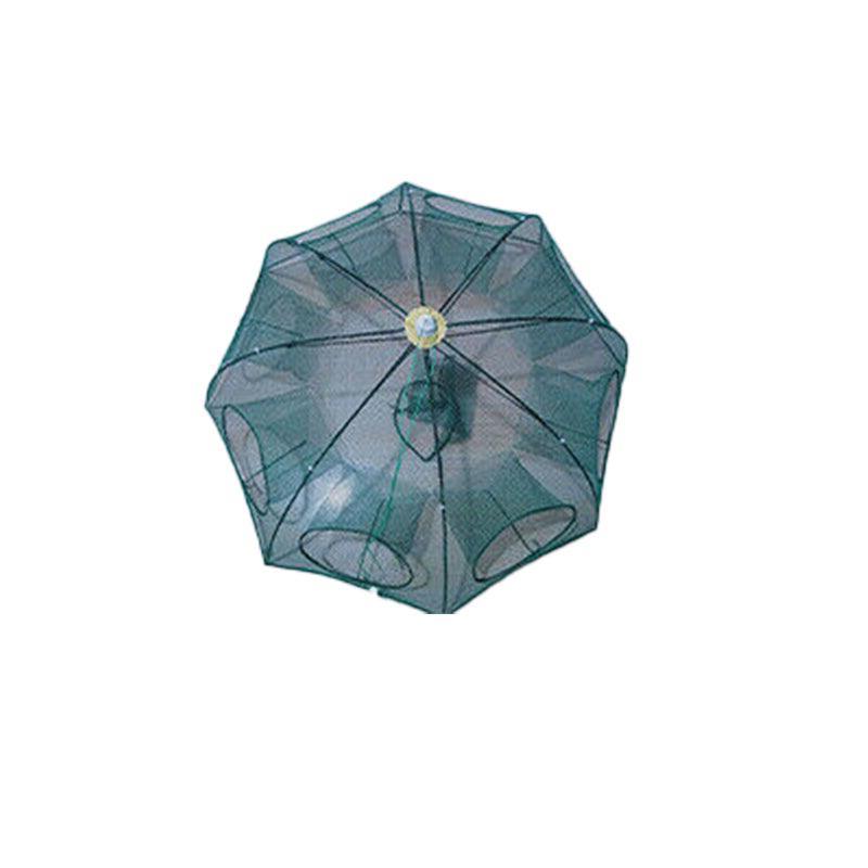 Large Fishing Net Fish Crab Yabbie Trap Minnow Crawfish Shrimp Cage Net Foldable - 10 Side 10 Holes