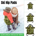 Ski Protection Plush Hip Pad Cartoon Turtle Skateboard Mat Snowboarding Gear - L