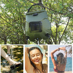 20L Camp Shower Bag Solar Heat Water Pipe Portable Camping Hiking Travel Outdoor
