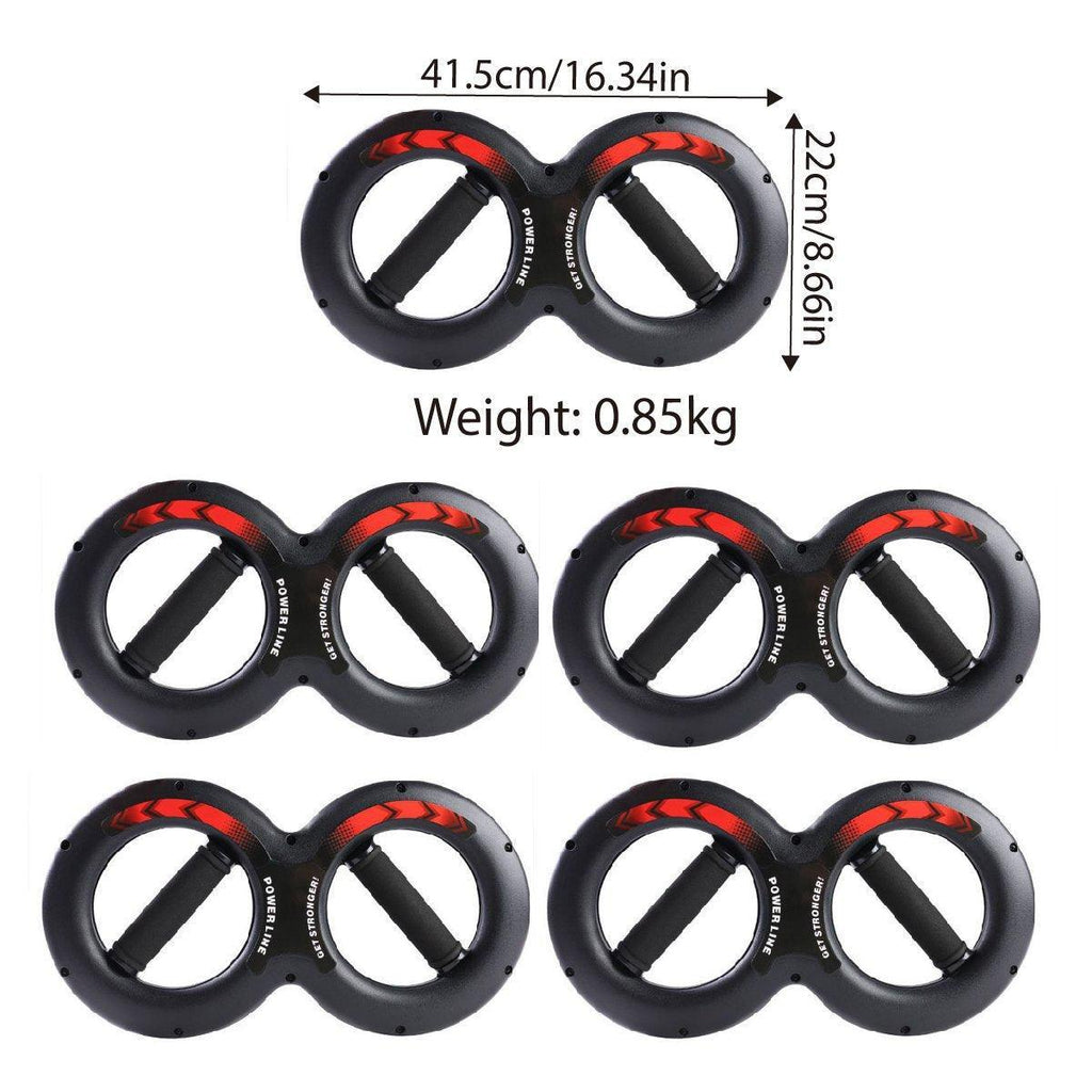 Multifunctional Arm Strength Grip Wrist Power Device Fitness Hand Grip Enhancer - 20kg
