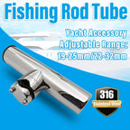 Fishing Rod Tubes Holders Grippers for Boat and Outdoor Fishing Rod Storage - 19mm-25mm