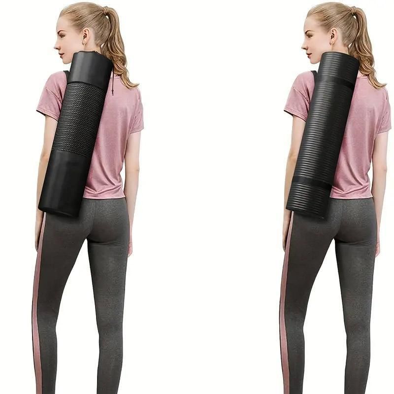 Yoga Mat Dance Mat Sports and Fitness Jump Rope Mat for Men and Women Exercise - Pink