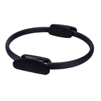 6 Colours Pilates Yoga Ring Magic Circle Fitness Equipment for Toning Slim Legs - Black
