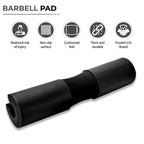 Squat Pad Barbell for Squats Lunges Hip Thrusts Neck Shoulder Protective Support - Pink