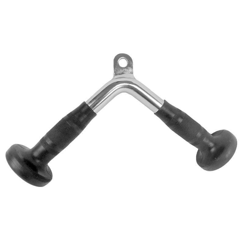 Cable Pulley Attachment Tricep Rope V Grip LAT Pull Down Gym Accessory - Close Grip Triangle