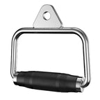 Cable Pulley Attachment Tricep Rope V Grip LAT Pull Down Gym Accessory - Revolving Straight Bar