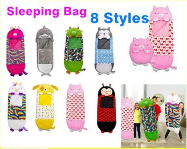 Cozy Children's Winter Sleeping Bag with Soft Warm Blanket Design