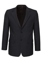 Mens Suit Jacket 2 Button Pinstripe Business Work Blazer Fully Lined - Charcoal - 107