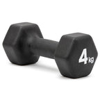 2pc Adidas Hex Dumbbells Gym Training Fitness Weight Lifting Sport Workout - 4kg