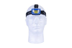 5 Mode Headlamp COB LED Technology Wide Beam Light Adjustable Headband 90 degree Running